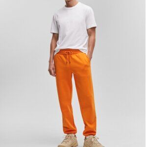 Mode of One Mens Regular Fit Fleece Joggers Voltage Orange Size XXL